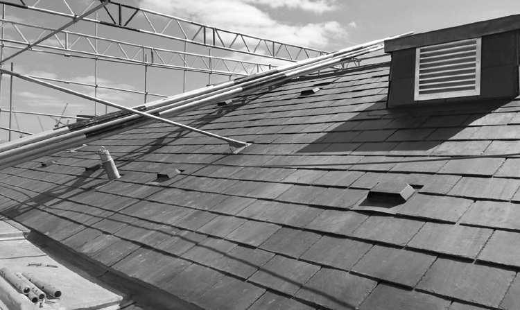 slate roof